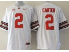 Ohio State Buckeyes #2 Carter White College Football Limited Jerseys