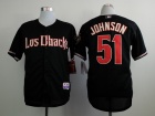 Arizona Diamondbacks #51 Randy Johnson White Cool Base Jerseys