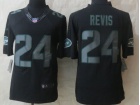 New York Jets #24 Revis Black Impact Nike Limited Jerseys