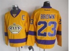 Los Angeles Kings #23 Dustin Brown Yellow 3rd Hockey Jerseys