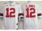 Ohio State Buckeyes #12 C.Jones White College Football Limited Jerseys