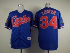 Chicago Cubs #34 Jon Lester Blue Turn Back The Clock Cool Base Jerseys