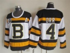 Boston Bruins #4 Bobby Orr White 75th CCM Jerseys