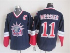 New York Rangers #11 Mark Messier Blue Blue New Style CCM Jerseys