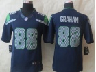 Seattle Seahawks #88 Jimmy Graham Blue Nike Limited Jerseys