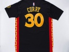 Golden State Warriors #30 Stephen Curry Black Chinese New Year Jerseys