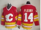 Calgary Flames #14 Theoren Fleury Red CCM Jersey