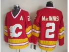 Calgary Flames #2 Macinnis Red CCM Jersey