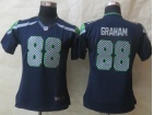 Women Nike Seattle Seahawks #88 Jimmy Graham Blue Limited Jerseys