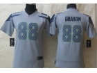 Youth Nike Seattle Seahawks #88 Jimmy Graham Grey Limited Jerseys