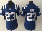 Women Nike Indianapolis Colts #23 Frank Gore Blue Jerseys