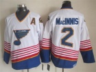 St.Louis Blues #2 Al Macinnis White CCM New Style Jerseys