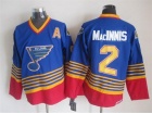 St.Louis Blues #2 Al Macinnis Blue CCM New Style Jerseys