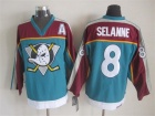 Anaheim Ducks #8 Teemu Selanne Green CCM Hockey Jerseys