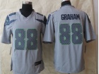 Seattle Seahawks #88 Jimmy Graham Grey Nike Limited Jerseys