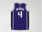 Sacramento Kings #4 Chris Webber Purple Swingman Jersey 