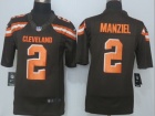 Cleveland Browns #2 Johnny Manziel Brown New Style Nike Limited Jerseys