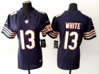 Nike Women Chicago Bears #13 Kevin White Blue Jersey