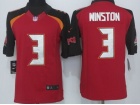 Tampa Bay Buccaneers #3 Jameis Winston Red Nike Limited Jersey