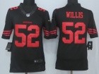 San Francisco 49ers #52 Patrick Willis Black Nike Limited Jersey