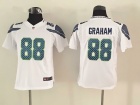 Nike Youth Seattle Seahawks #88 Jimmy Graham White Jersey