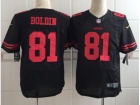 San Francisco 49ers #81 Anquan Boldin Black Nike Limited Jersey