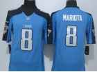 Tennessee Titans #8 Marcus Mariota Baby Blue Nike Limited Jerseys