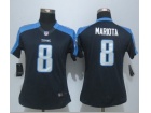 Nike Women Tennessee Titans #8 Marcus Mariota Dark Blue Nike Jerseys