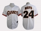 San Francisco Giants #24 Willie Mays White Turn Back 1989 Jersey