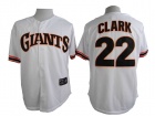 San Francisco Giant #22 Will Clark White Turn Back 1989 Jersey