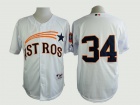 Huston Astros #34 Nolan Ryan White Jersey