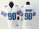 Nike Detroit Lions #90 Gabe Wright White Women Jersey