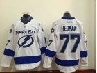 Tampa Bay Lightning #77 Victor Hedman White Hockey Jerseys