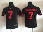 Nike Youth San Francisco 49ers #7 Colin Kaepernick Black Jersey