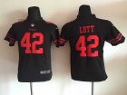 Nike Youth San Francisco 49ers #42 Ronnie Lott Black Jersey