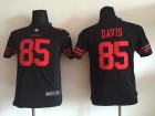 Nike Youth San Francisco 49ers #85 Vernon Davis Black Jersey