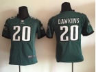 Nike Youth Philadelphia Eagles #20 Brian Dawkins Green Jerseys