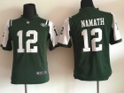 Nike Youth New York Jets #12 Joe Namath Green Jersey