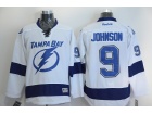 Tampa Bay Lightning #9 Tyler Johnson White Hockey Jerseys