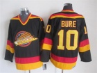 Vancouver Canucks #10 Pavel Bure Black Throwback Vintage CCM Jersey