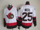 Ottawa Senators #25 Chris Neil White CCM Jersey