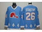 Quebec Nordiques #26 Peter Stastny Baby Blue Throwback CCM Hockey Jerseys