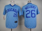 Chicago Cubs #26 Billy Williams Blue With White Strips 1988 Turn Back The Clock Jersey