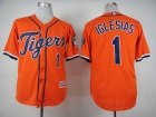 Detroit Tigers #1 Jose Iglesias Orange Cool Base Jersey