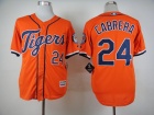 Detroit Tigers #24 Miguel Cabrera Orange Cool Base Jersey