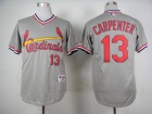 St. Louis Cardinals #13 Matt Carpenter Grey 1978 Turn Back The Clock Jersey