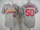 St. Louis Cardinals #50 Adam Wainwrigh Grey 1978 Turn Back The Clock Jersey