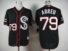 Chicago White Sox #79 Jose Abreu Black Alternate Home Cool Base Jersey