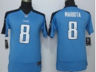 Youth Tennessee Titans #8 Marcus Mariota Baby Blue Nike Limited Jerseys