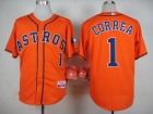 Huston Astros #1 Correa Carlos Orange Cool Base Jerseys